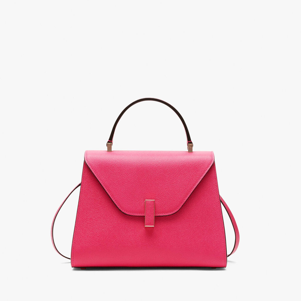 Valextra Borsa a mano in Pelle Rosa Fucsia con tracolla | Valextra Iside Grandi sconti