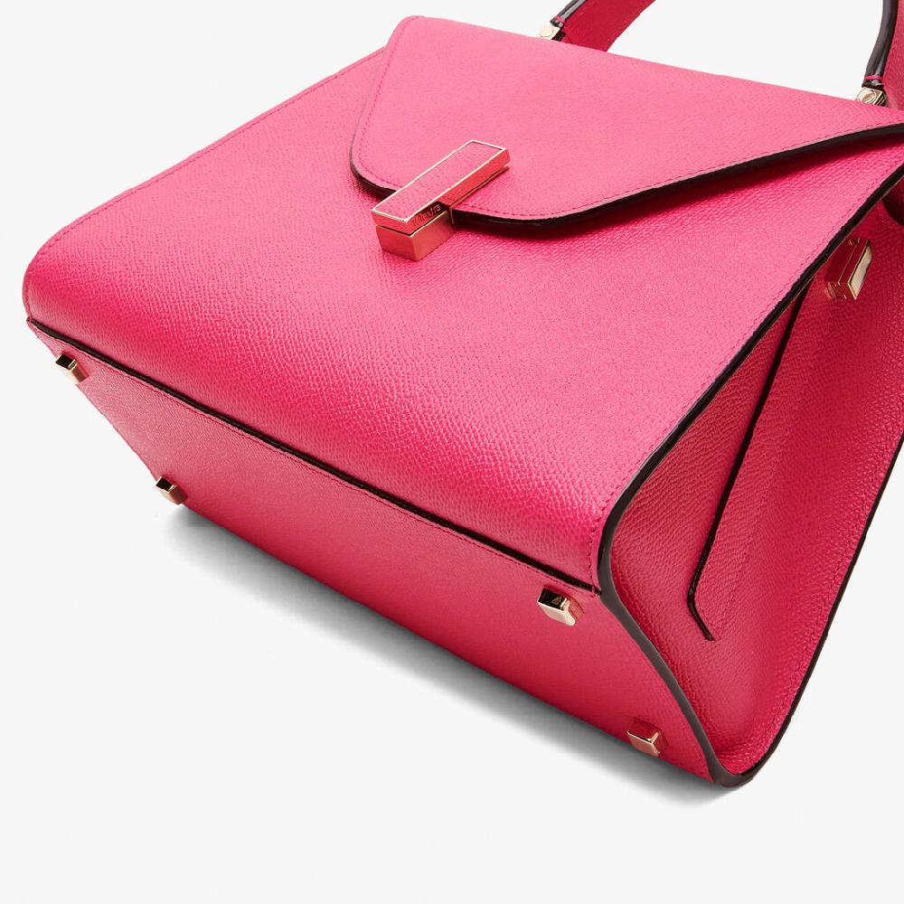 Valextra Borsa a mano in Pelle Rosa Fucsia con tracolla | Valextra Iside Grandi sconti