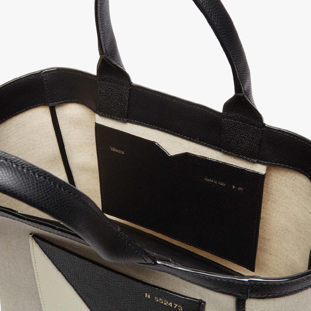 Valextra Borsa tote in Tessuto da Donna Marrone di Lusso | Valextra Liquidazione