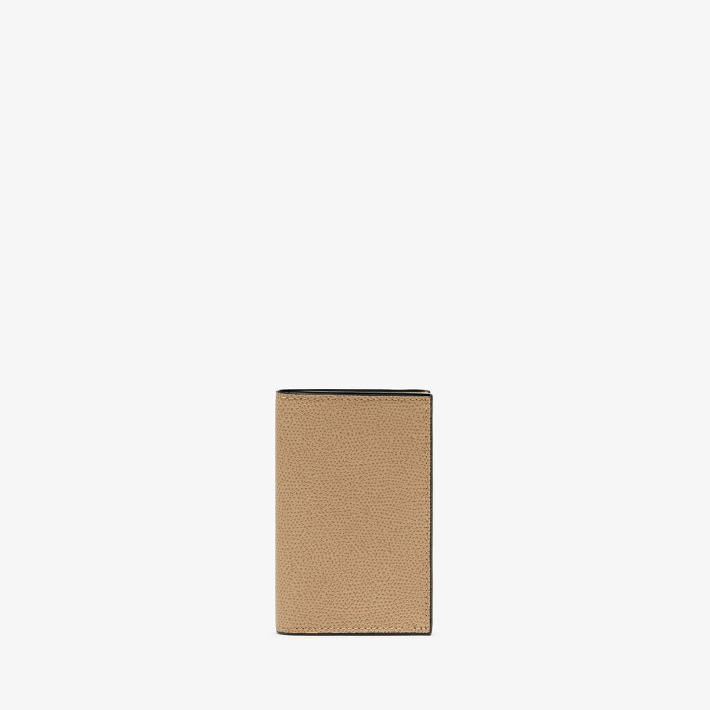 Valextra Porta carte di credito da Donna di Lusso in Pelle Beige | Valextra Enormi risparmi