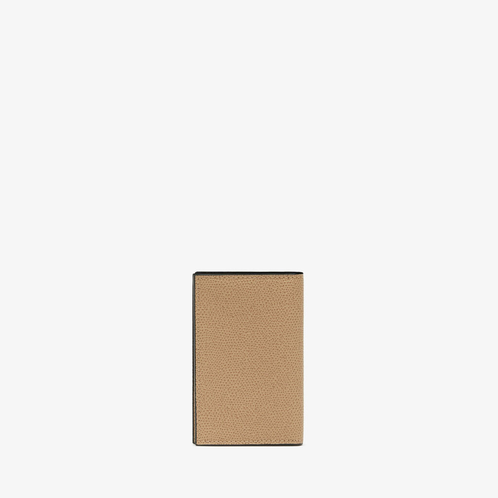 Valextra Porta carte di credito da Donna di Lusso in Pelle Beige | Valextra Enormi risparmi
