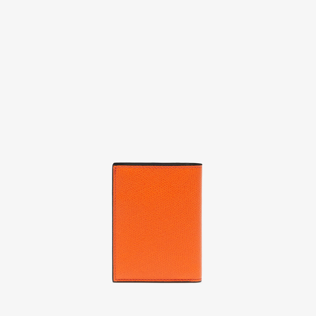 Valextra Portafoglio bifold da Donna di Lusso in Pelle Arancione | Valextra ACQUISTA ORA