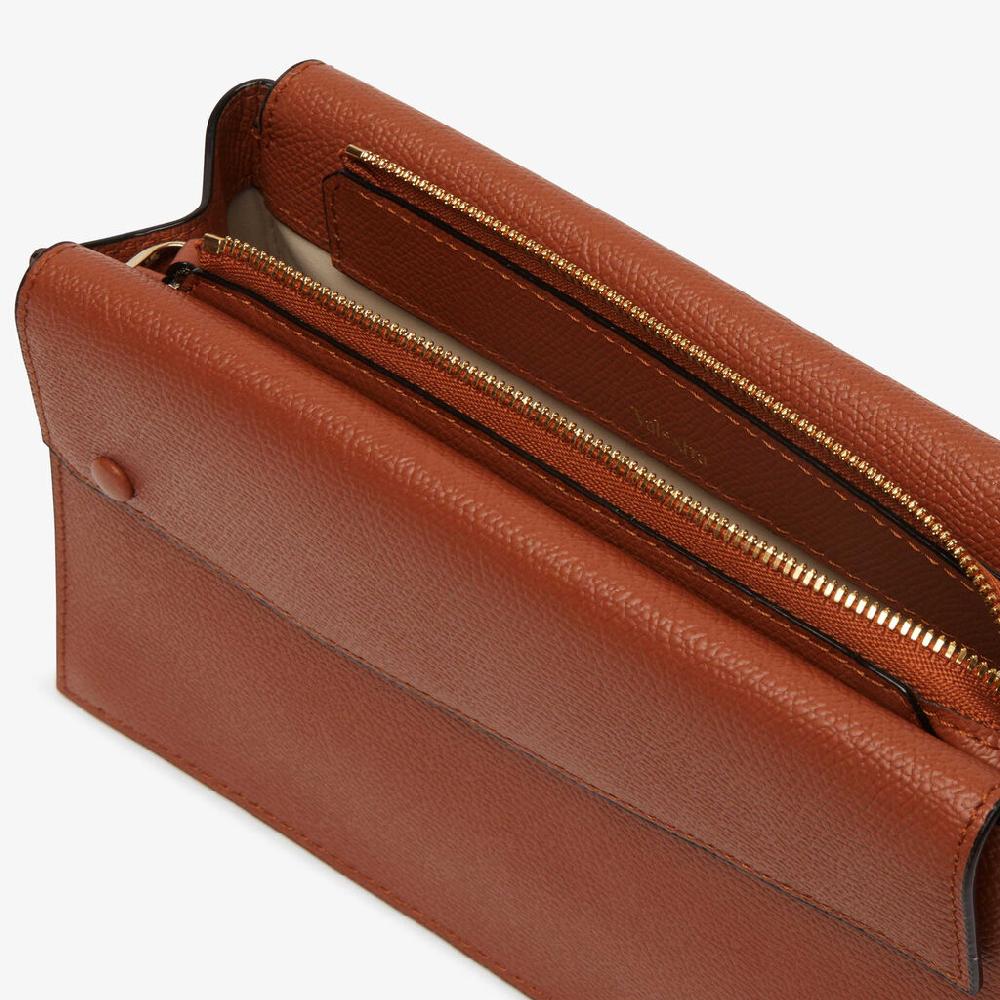 Valextra Borsa a tracolla da Donna in Pelle Marrone | Valextra Pocket Fino al 50% di sconto