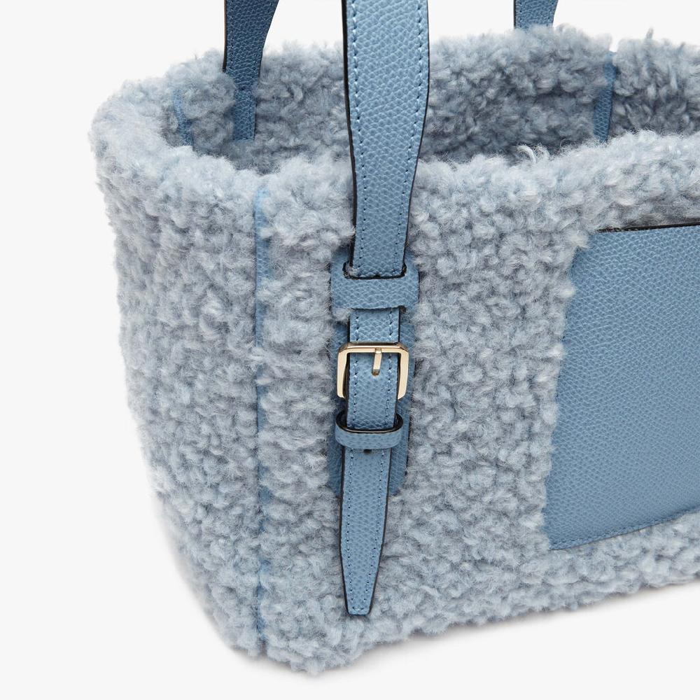 Valextra Borsa a secchiello da Donna Azzurra di Lusso | Valextra Soft Offerta speciale della fabbrica