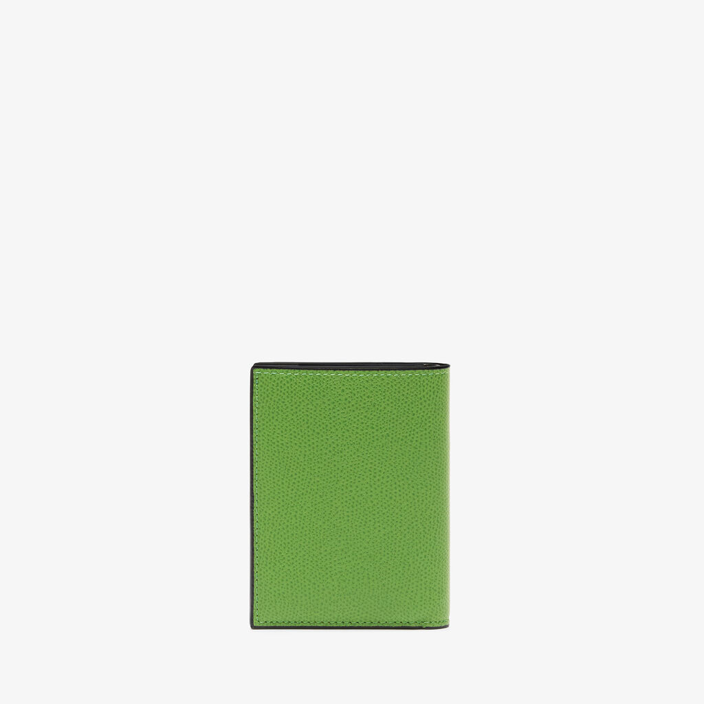 Valextra Portafoglio bifold di Lusso in Pelle Verde | Valextra Solo un giorno rimasto