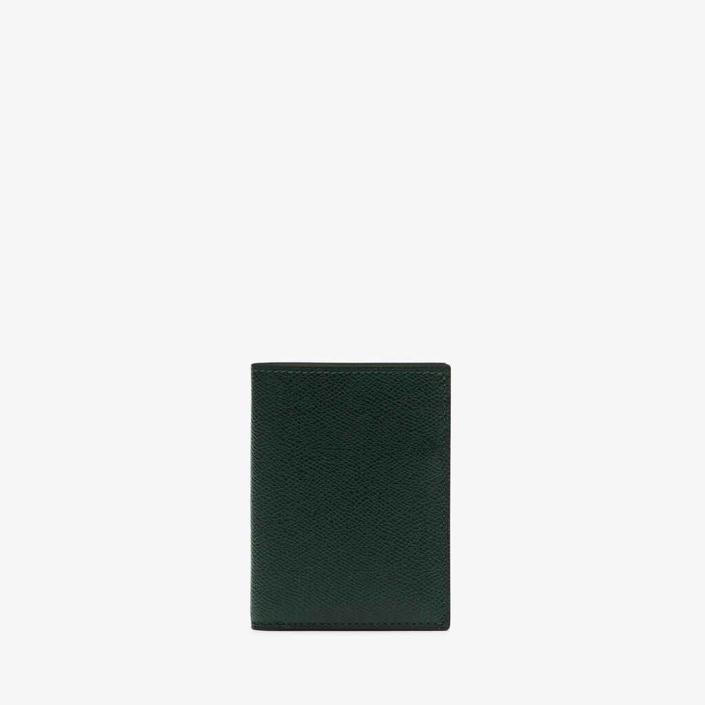 Valextra Portafoglio bifold da Donna in Pelle Verde di Lusso | Valextra Super sconto