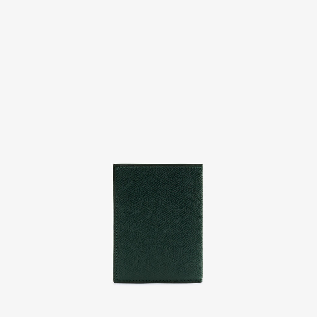 Valextra Portafoglio bifold da Donna in Pelle Verde di Lusso | Valextra Super sconto