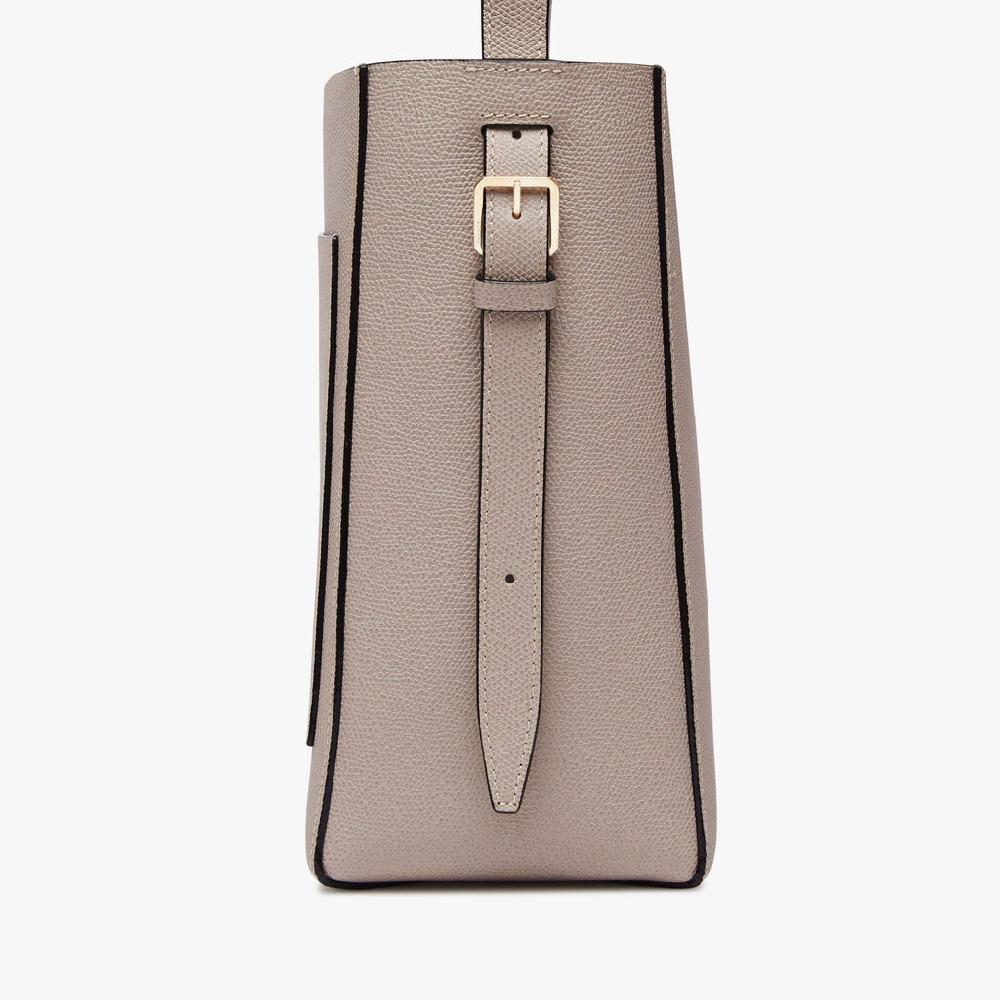 Valextra Borsa a secchiello da Donna in Pelle Rosa | Valextra Soft Officina