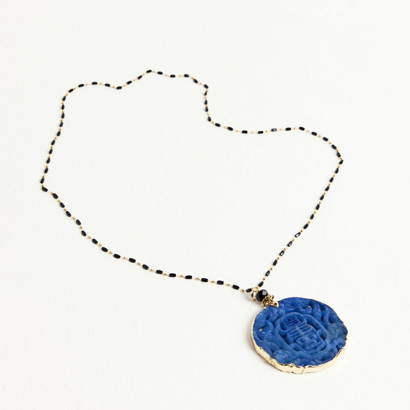 ALMALA COLLANA GIADA | BLU
