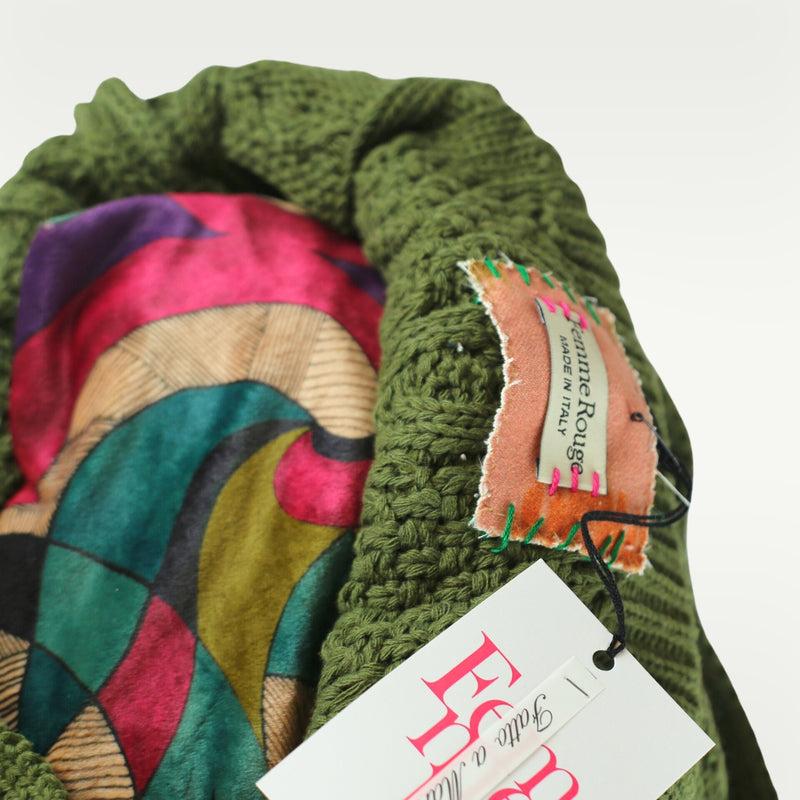 ALMALA BORSA LANA | VERDE Consegna Veloce