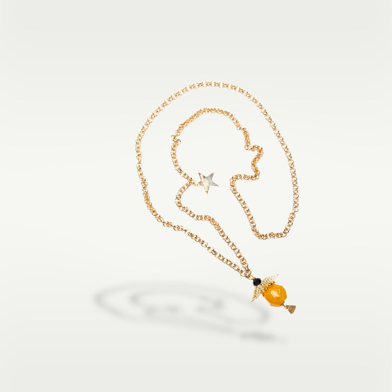 ALMALA COLLANA STONE ANGEL | GIALLO