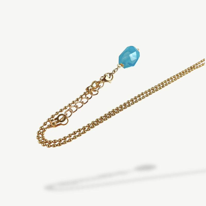 ALMALA COLLANA CUORE STRASS | TURCHESE Sconto