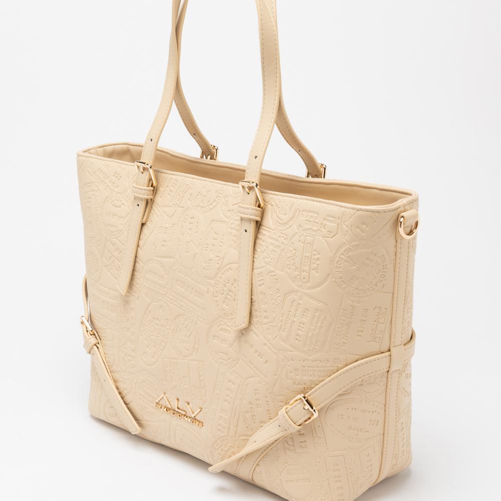 Alv by alviero martini Shopping bag large debossed passport ALV by Alviero Martini – ALVB9201 Pezzi Unici