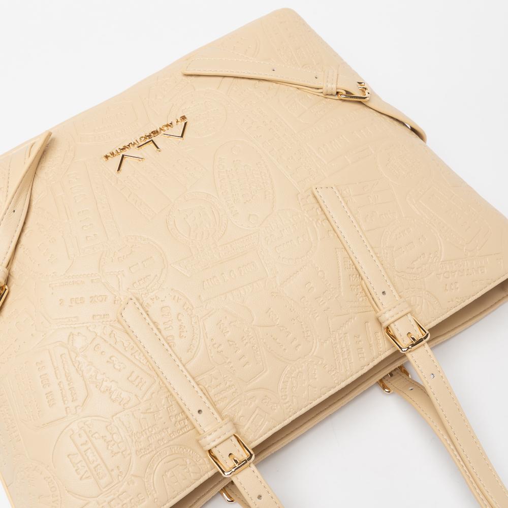Alv by alviero martini Shopping bag large debossed passport ALV by Alviero Martini – ALVB9201 Pezzi Unici