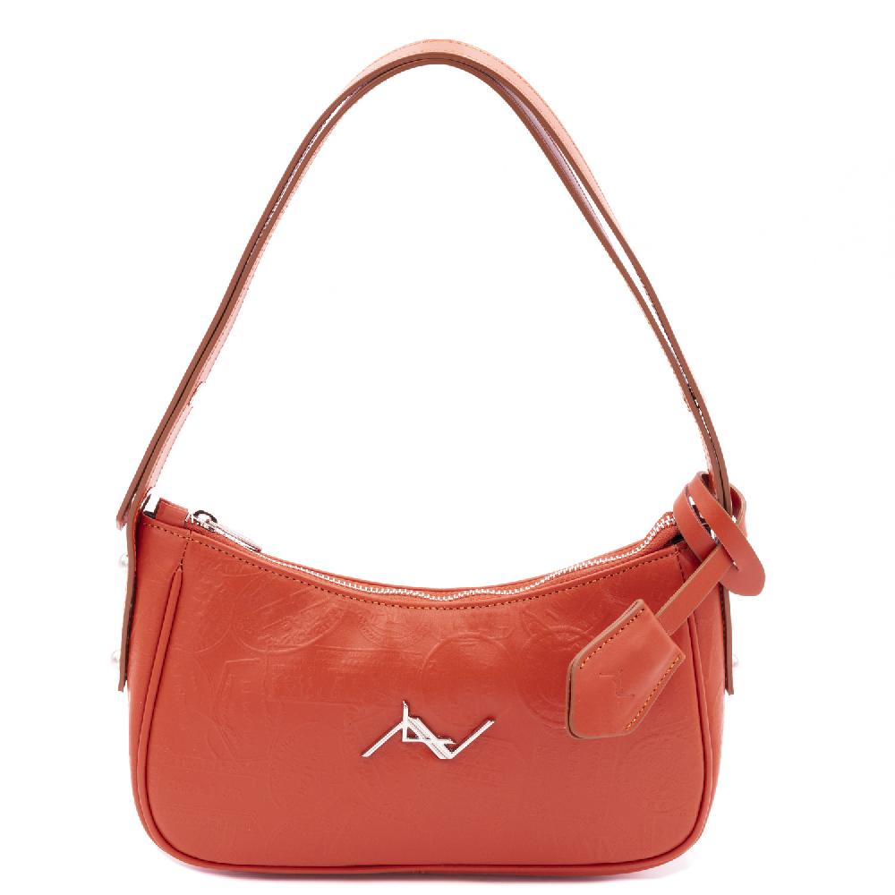 Alv by alviero martini Borsa a mezzaluna in pelle stampa Passport – ALVBT200X Vendite Flash