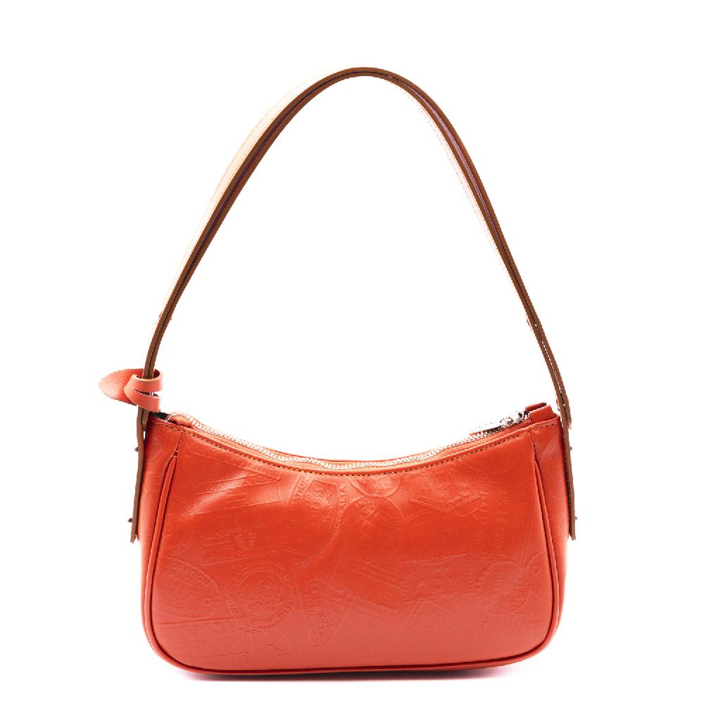 Alv by alviero martini Borsa a mezzaluna in pelle stampa Passport – ALVBT200X Vendite Flash