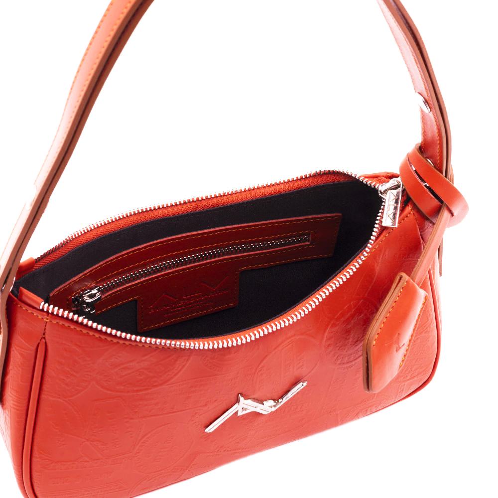 Alv by alviero martini Borsa a mezzaluna in pelle stampa Passport – ALVBT200X Vendite Flash