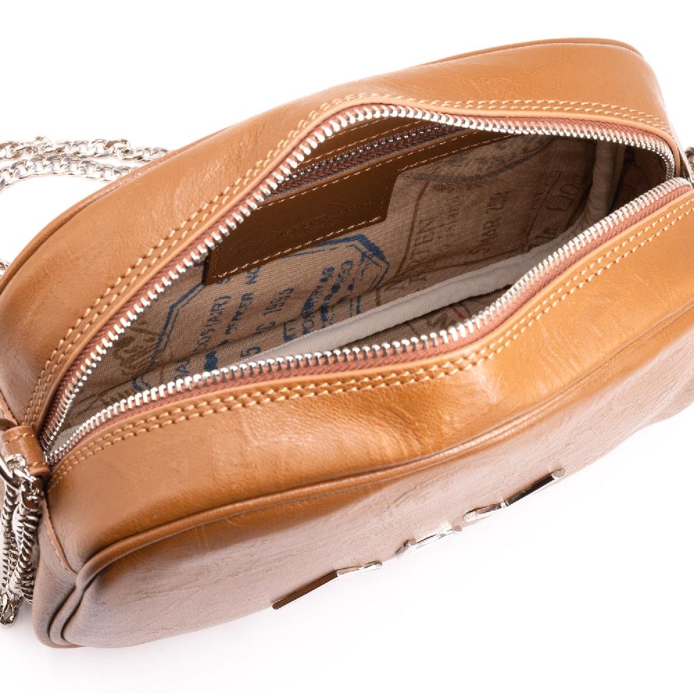 Alv by alviero martini Borsa a tracolla in pelle con stampa – ALVBT300X In Saldo