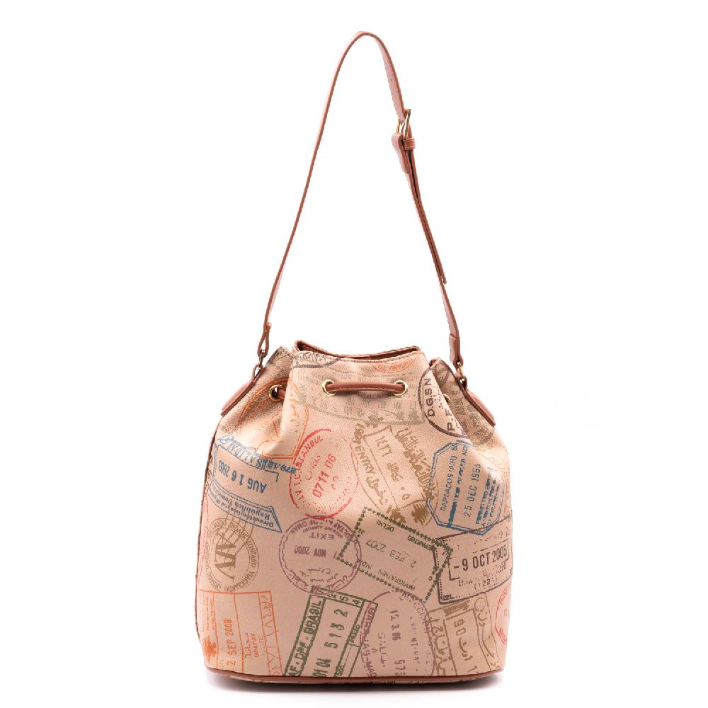 Alv by alviero martini Borsa a secchiello Big Logo – AL904B3211 Qualità Garantita