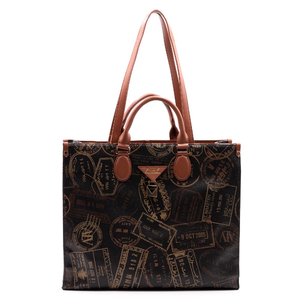 Alv by alviero martini Borsa Shopping Big Logo – AL904B3201 Saldi Di Fabbrica