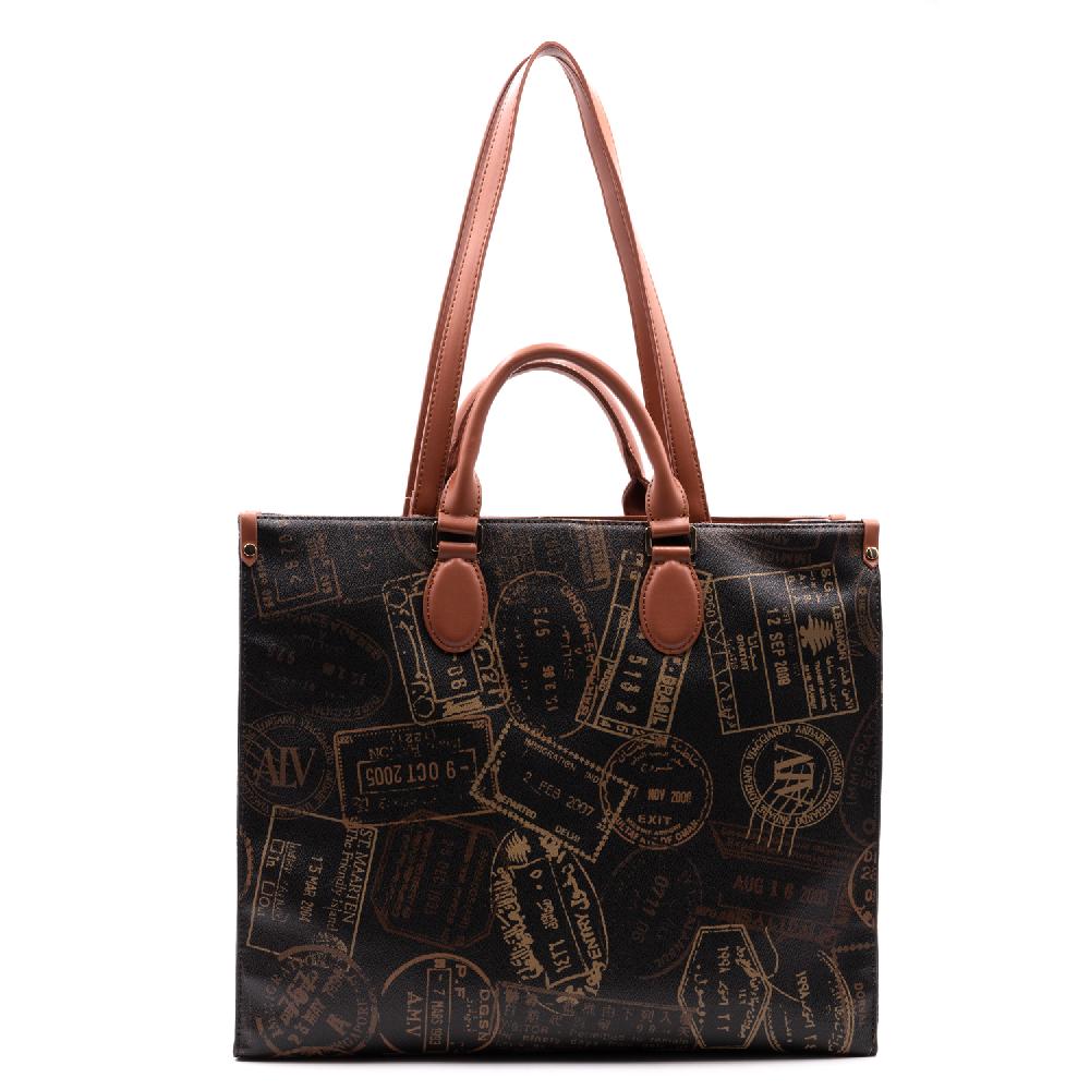 Alv by alviero martini Borsa Shopping Big Logo – AL904B3201 Saldi Di Fabbrica