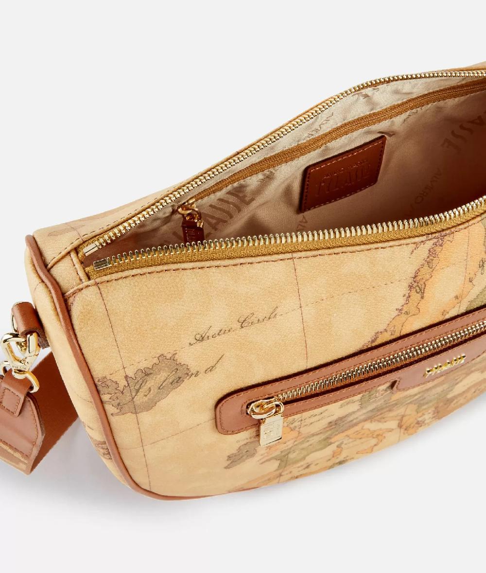 Alviero martini 1a classe Geo Classic tracollina a mezzaluna Qualità