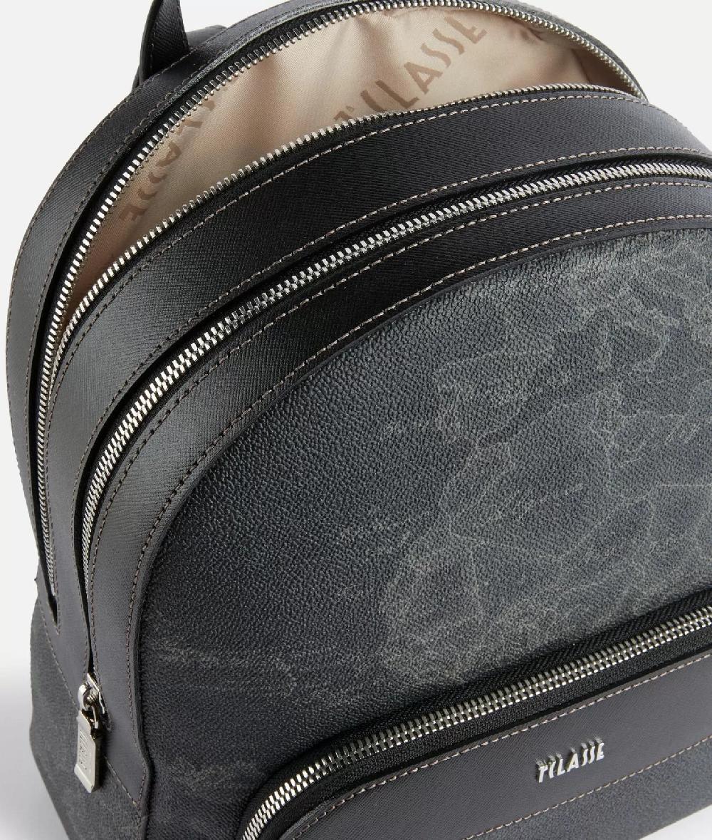 Alviero martini 1a classe Geo Black zaino doppia zip Affare Del Giorno