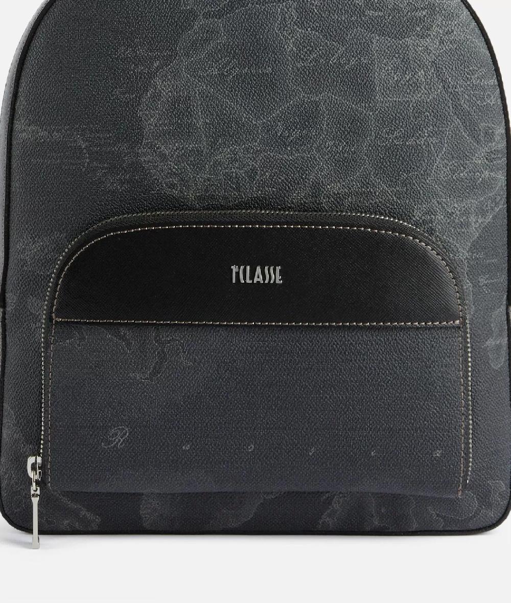 Alviero martini 1a classe Geo Black zaino doppia zip Affare Del Giorno