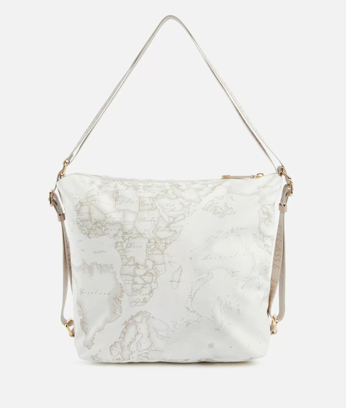 Alviero martini 1a classe Geo Soft White borsa hobo doppia portabilità Vendita Economica