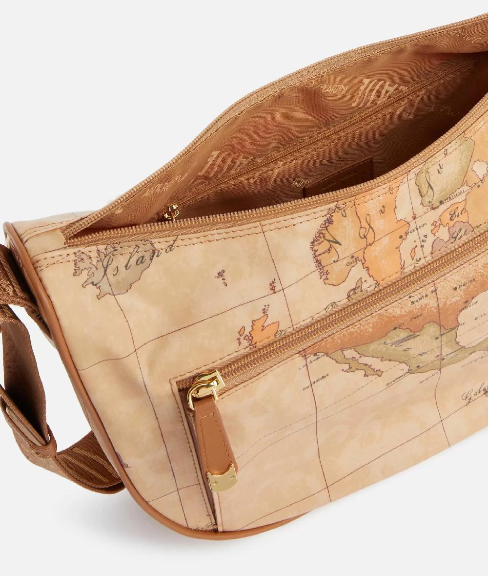 Alviero martini 1a classe Geo Soft tracolla a mezzaluna media con tasca I Più Venduti
