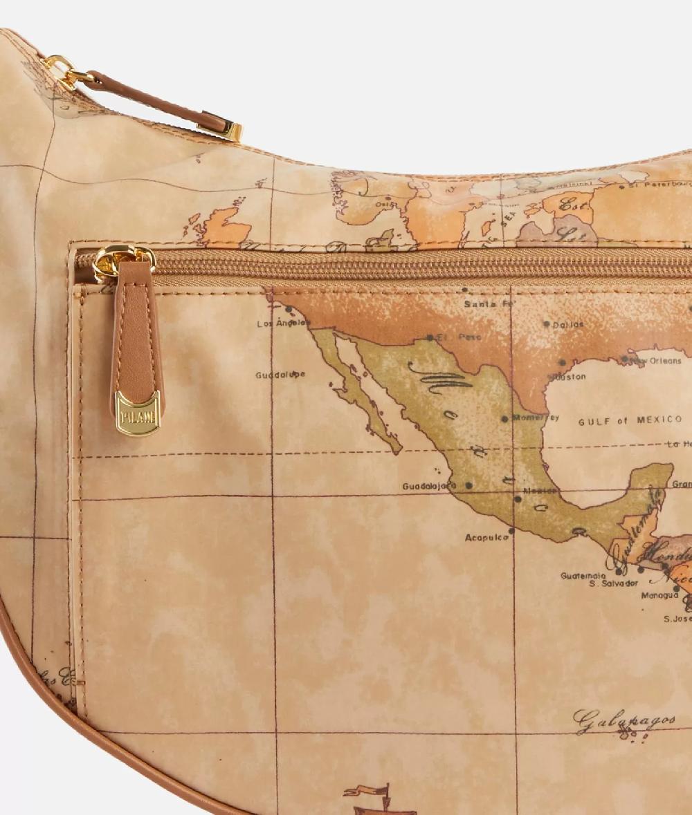 Alviero martini 1a classe Geo Soft tracolla a mezzaluna media con tasca I Più Venduti