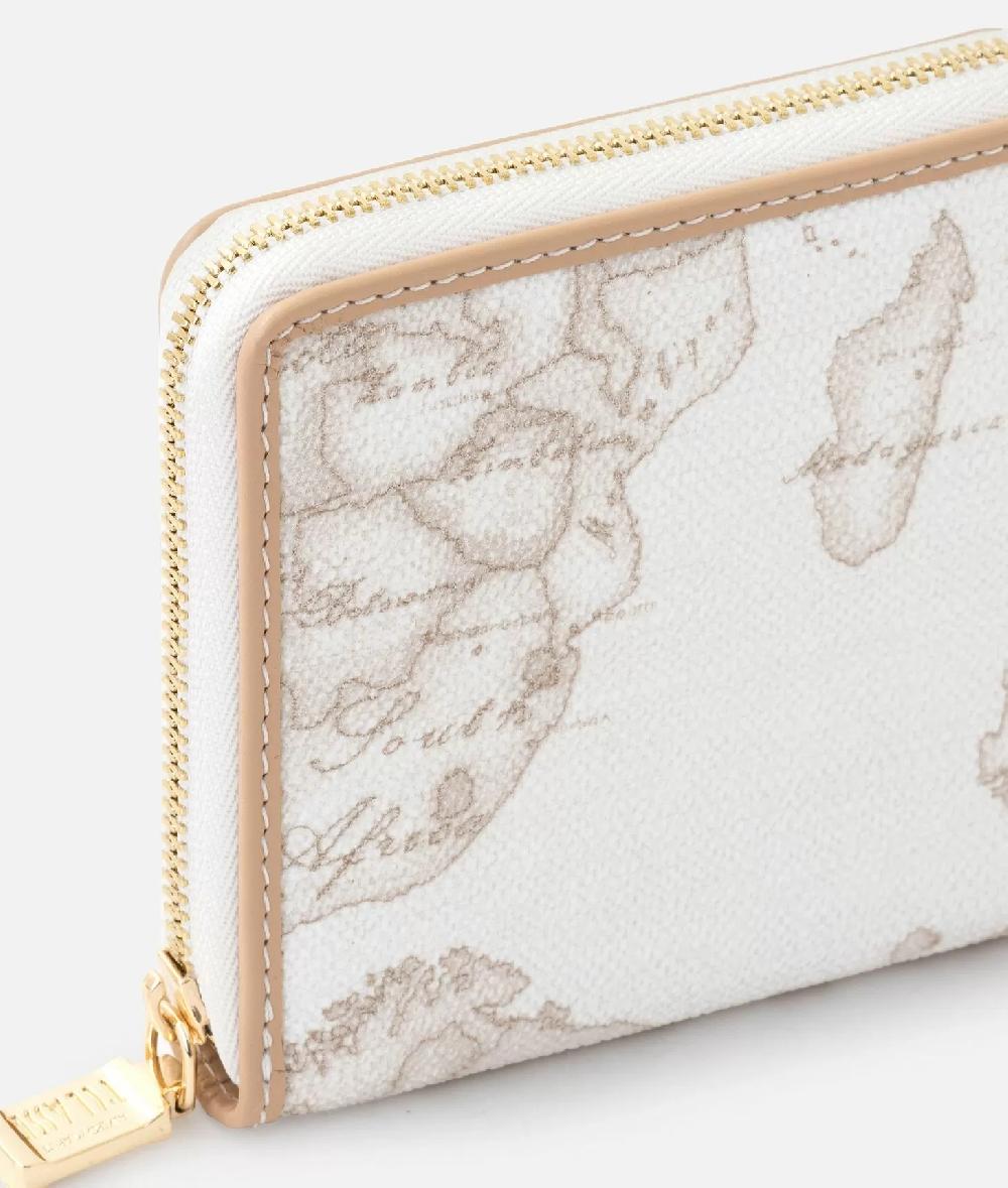 Alviero martini 1a classe Geo White portafoglio ziparound piccolo Moda