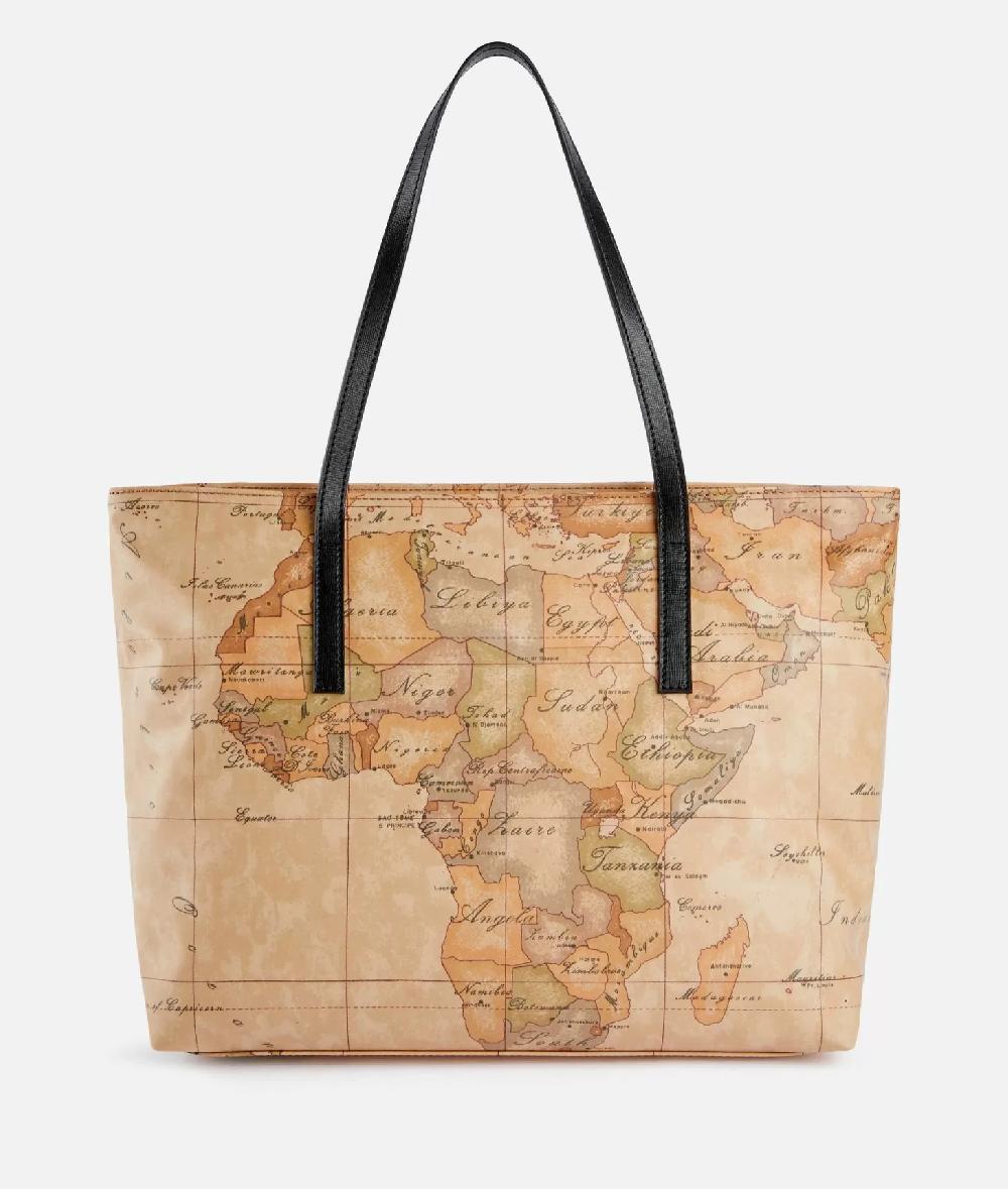 Alviero martini 1a classe Borsa shopping Donnavventura in tessuto soft Geo Classic Vendita Economica