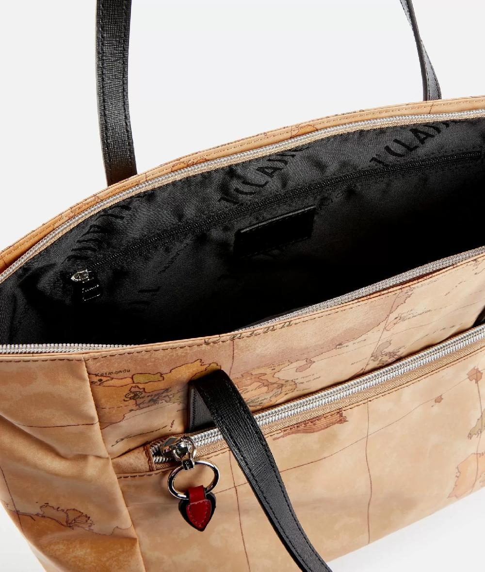 Alviero martini 1a classe Borsa shopping Donnavventura in tessuto soft Geo Classic Vendita Economica