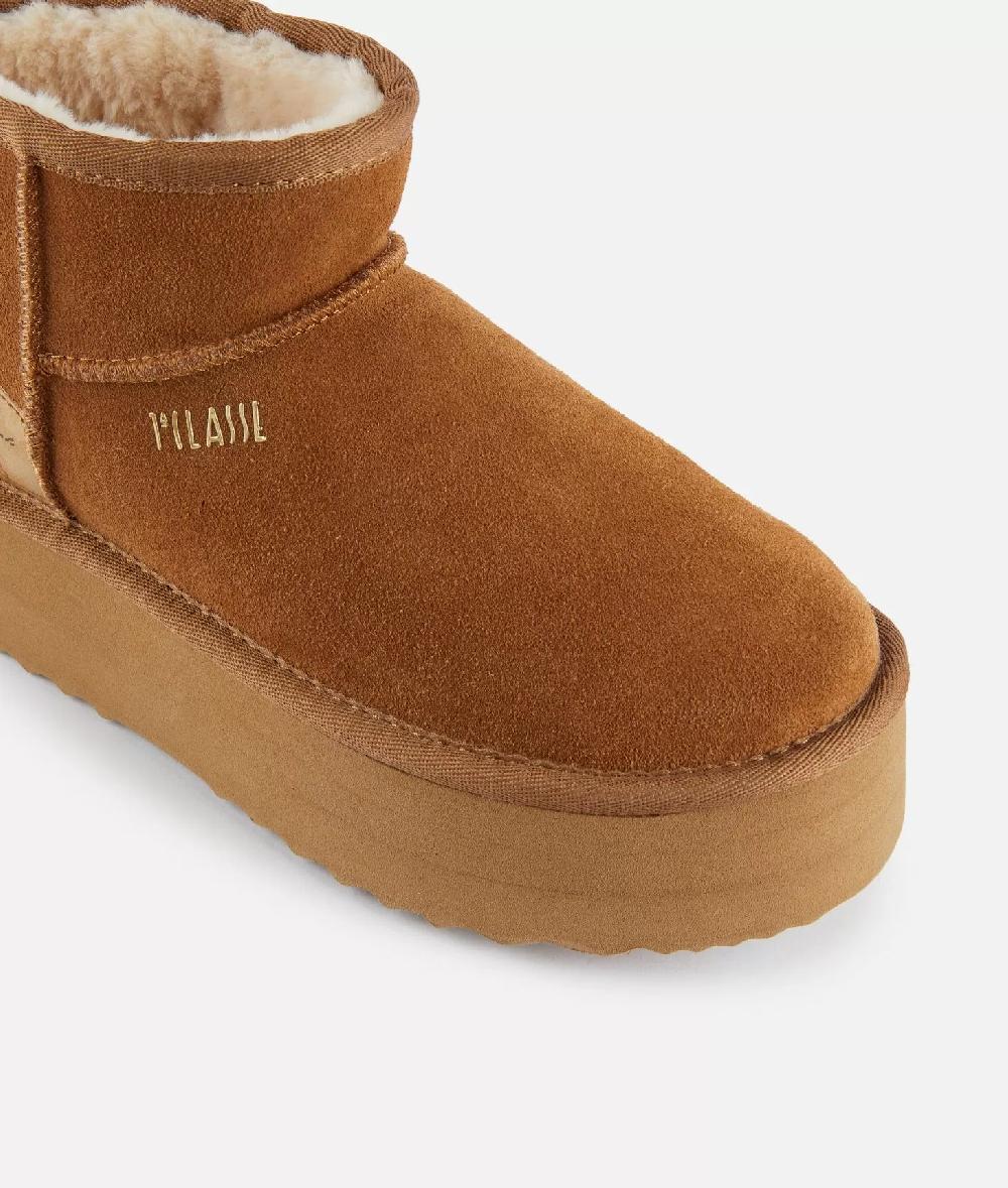 Alviero martini 1a classe Mini stivaletti imbottiti in pelle scamosciata con logo 1ᴬ Classe Naturali Hotsell