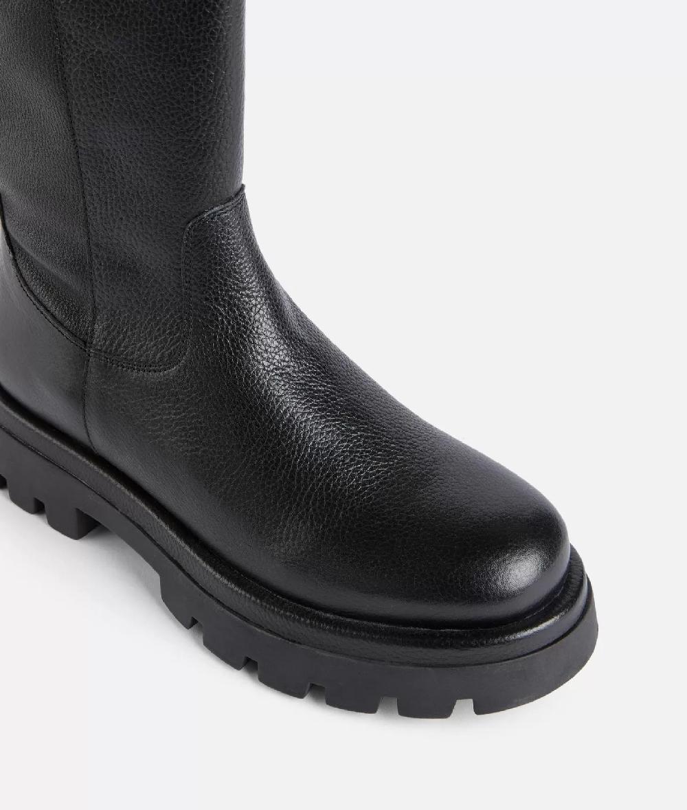 Alviero martini 1a classe Stivali in pelle granata con bottoncino 1C Neri Moda