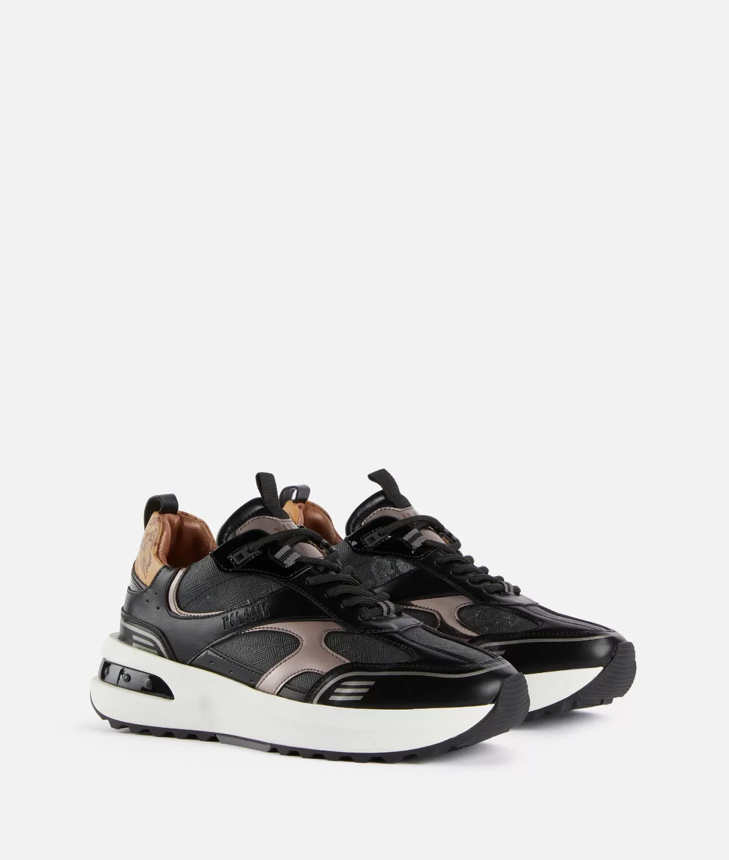 Alviero martini 1a classe Geo Road Delhi sneakers in tessuto Geo Night Nere Italia
