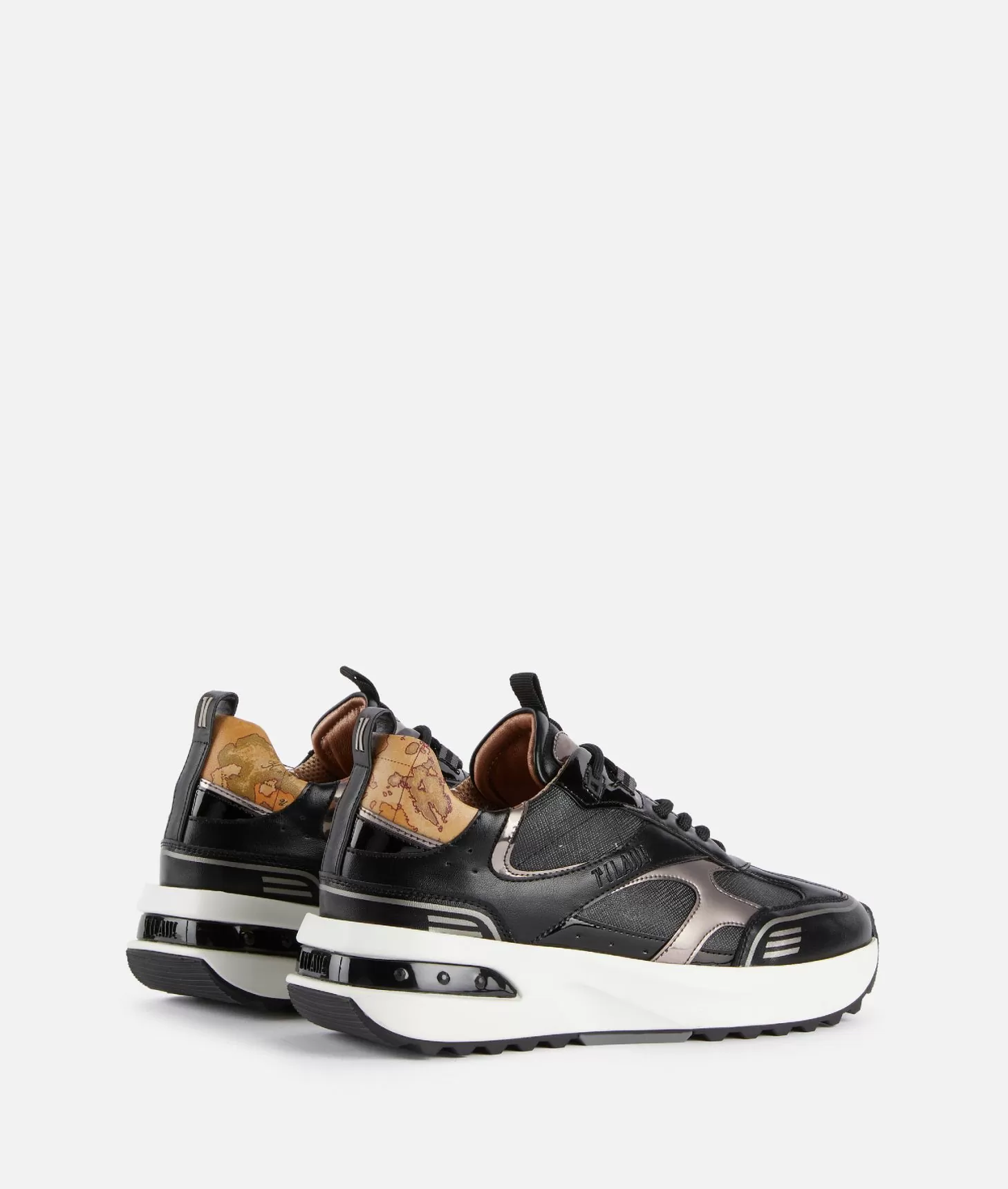 Alviero martini 1a classe Geo Road Delhi sneakers in tessuto Geo Night Nere Italia
