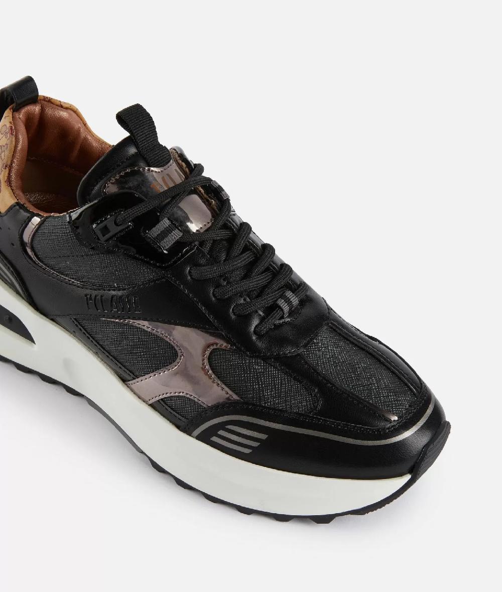 Alviero martini 1a classe Geo Road Delhi sneakers in tessuto Geo Night Nere Italia