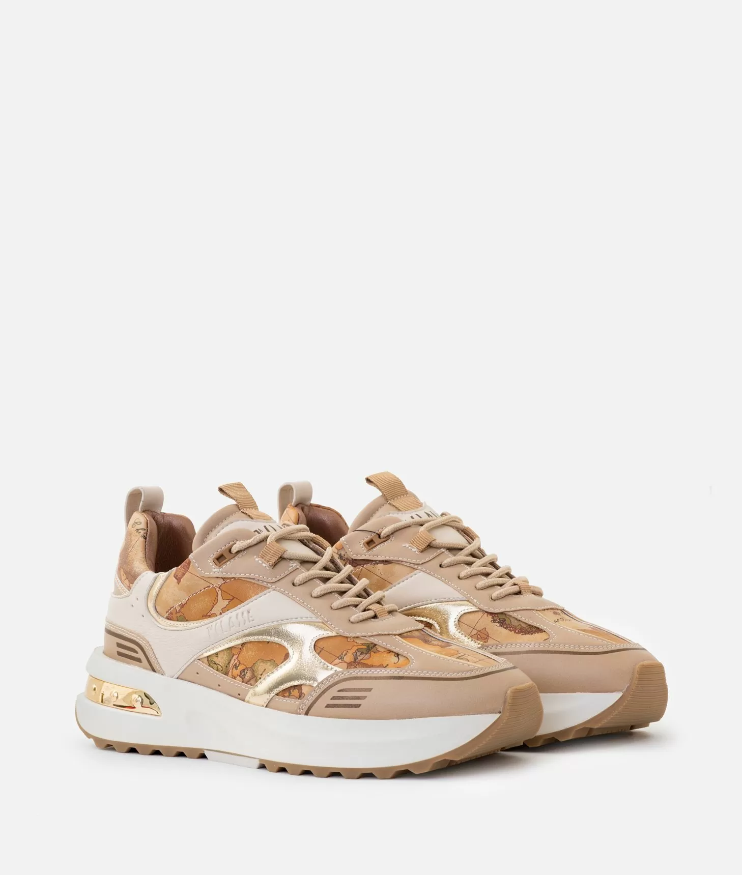 Alviero martini 1a classe Geo Road Buenos Aires sneakers in eco nappa Naturali In Linea