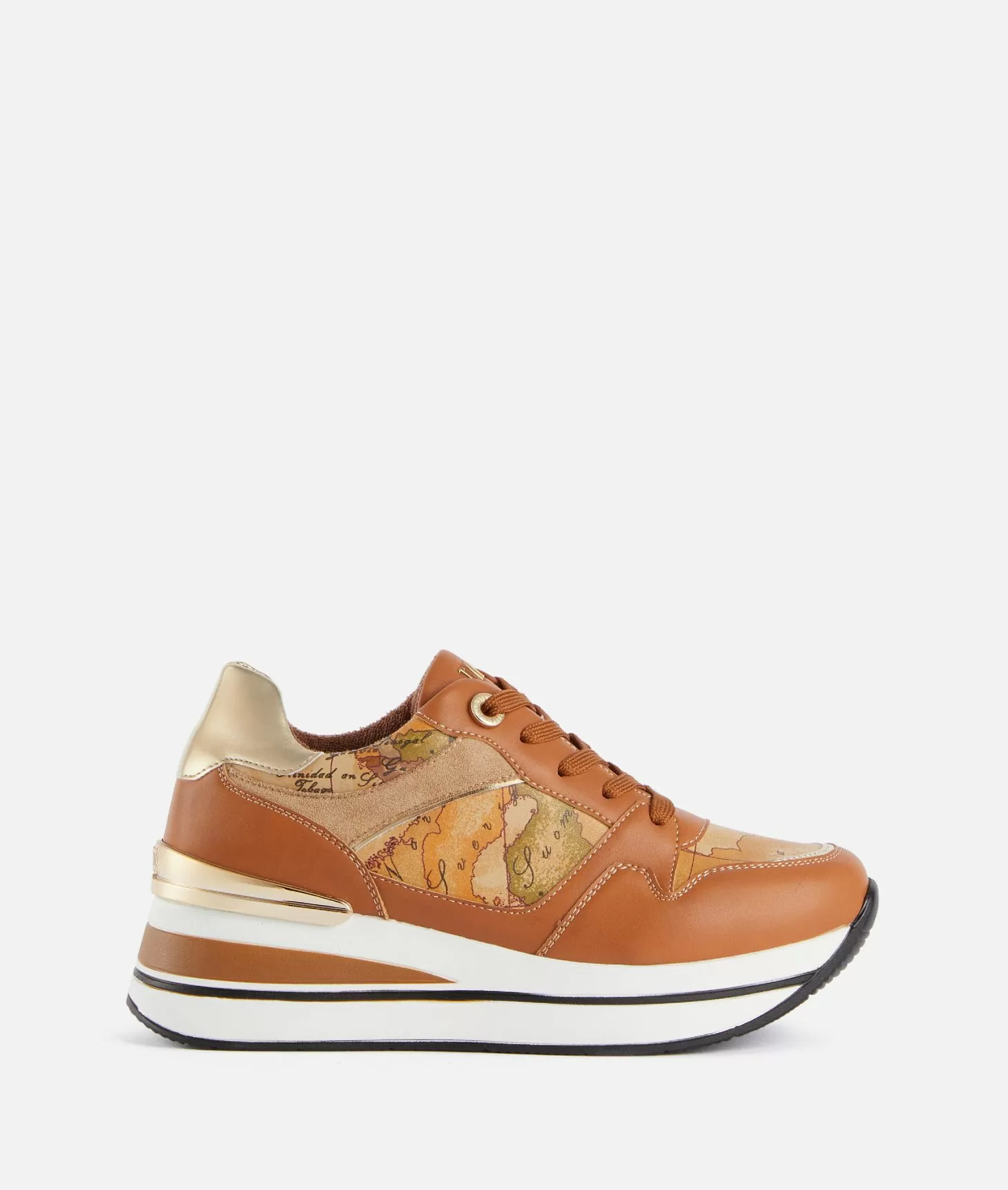 Alviero martini 1a classe Running in eco nappa con mix materico Cuoio