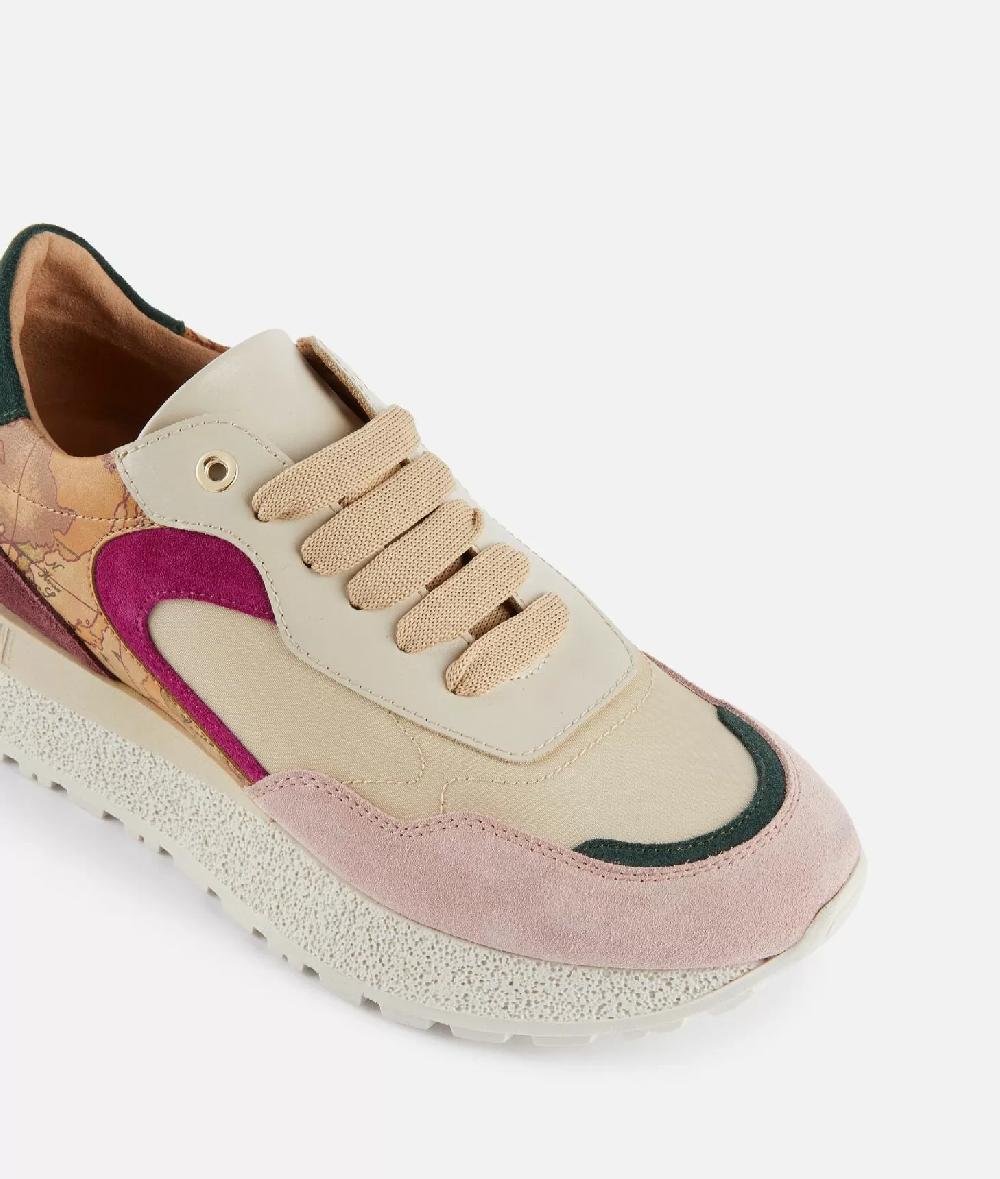 Alviero martini 1a classe Running in pelle scamosciata con mix materico Multicolor Promozione Limitata