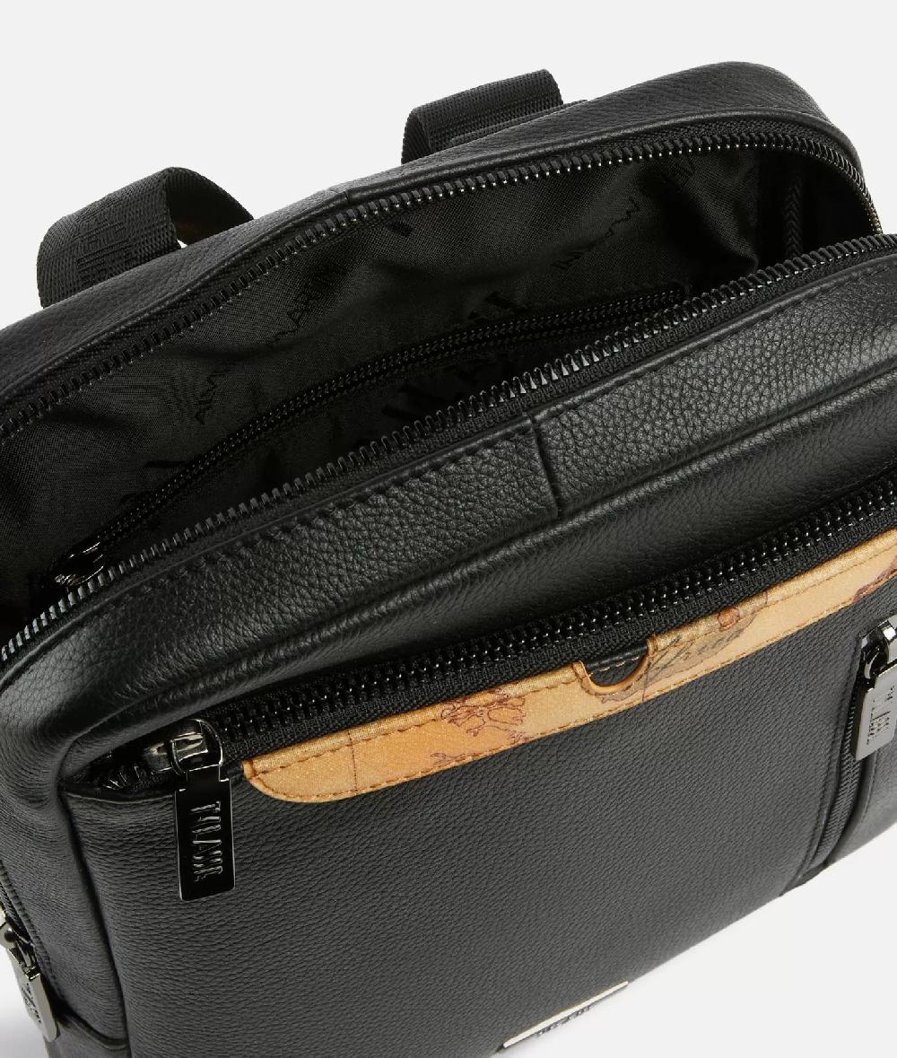 Alviero martini 1a classe Beta Leather bandoliera grande Nera Moda