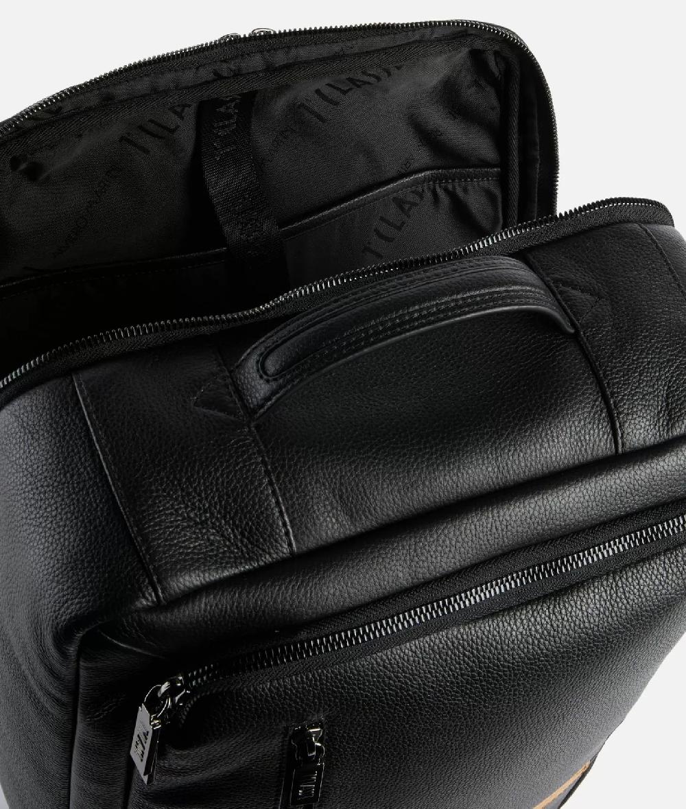 Alviero martini 1a classe Beta Leather zaino da viaggio tripla portabilità Nero Italia