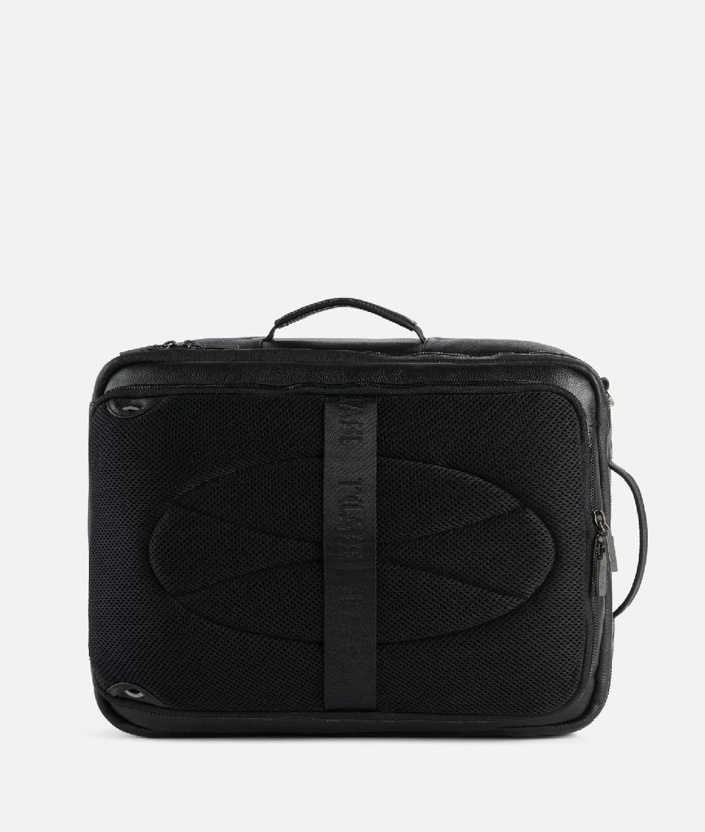 Alviero martini 1a classe Beta Leather zaino da viaggio tripla portabilità Nero Italia