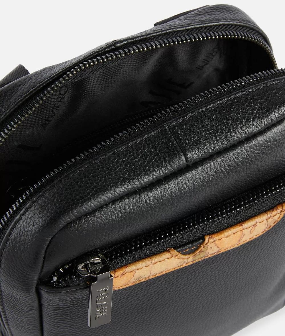 Alviero martini 1a classe Beta Leather bandoliera piccola Nera Qualità
