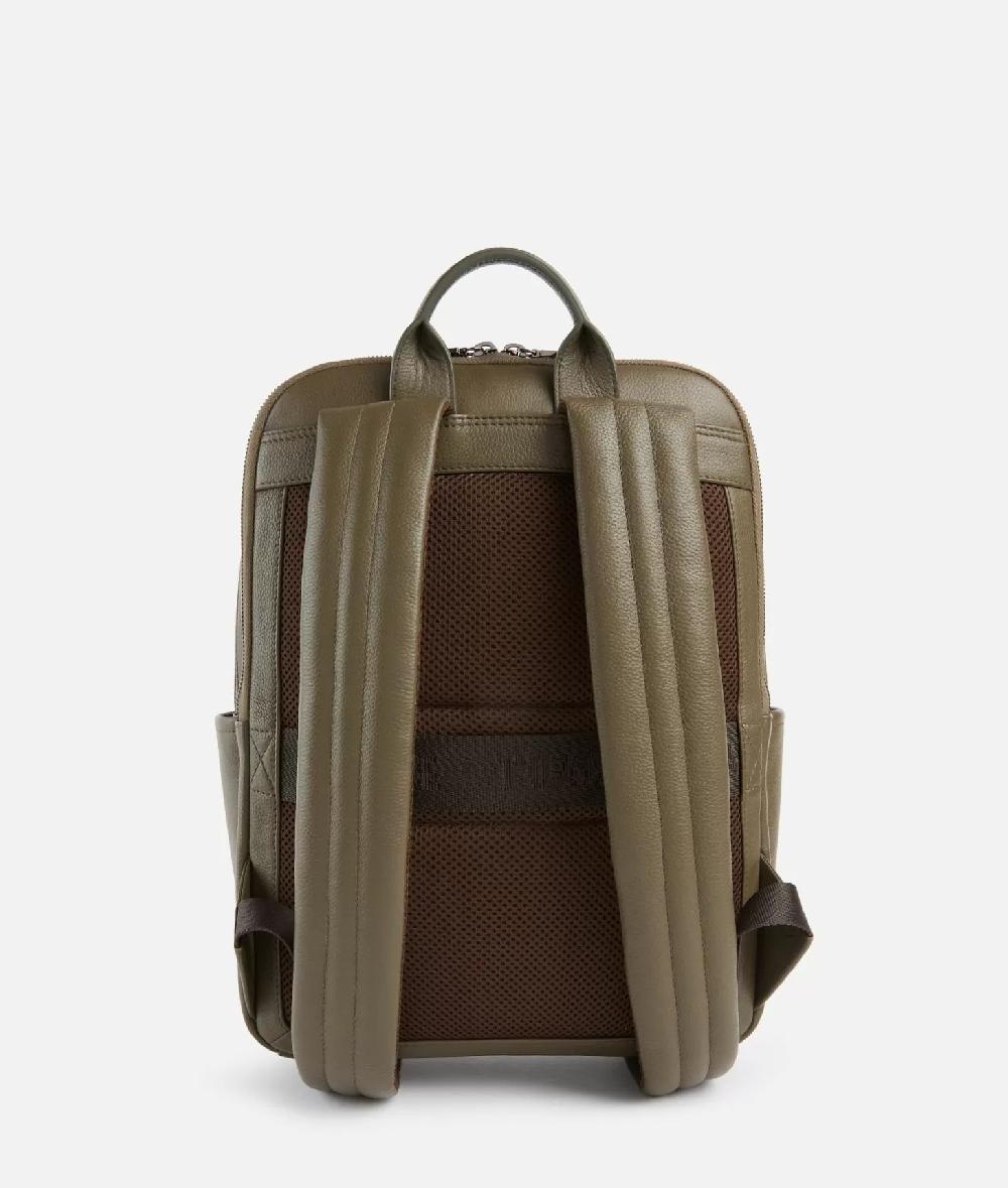 Alviero martini 1a classe Beta Leather zaino portacomputer Verde Militare Vendita