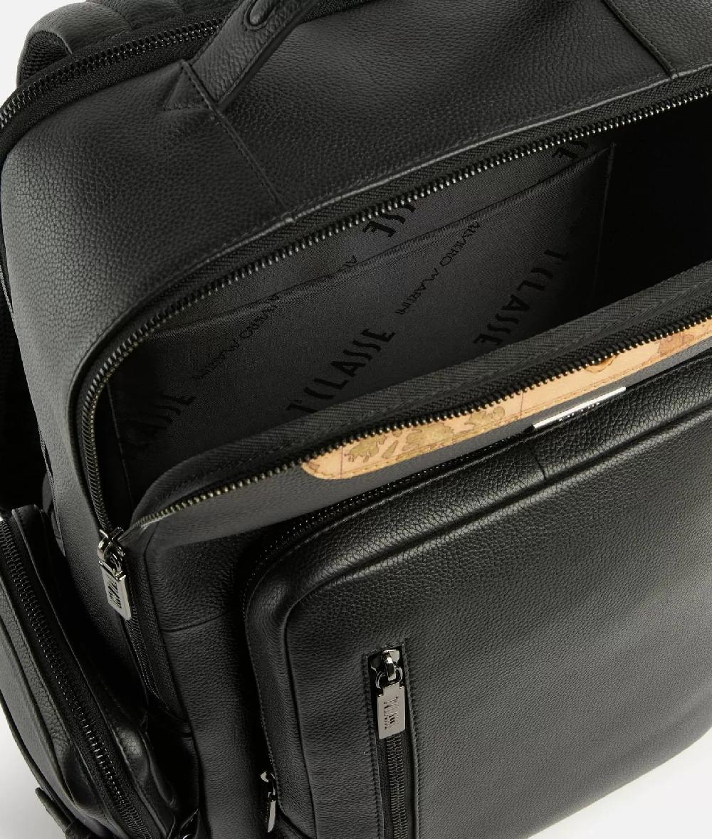 Alviero martini 1a classe Beta Leather zaino portacomputer Nero Promozione