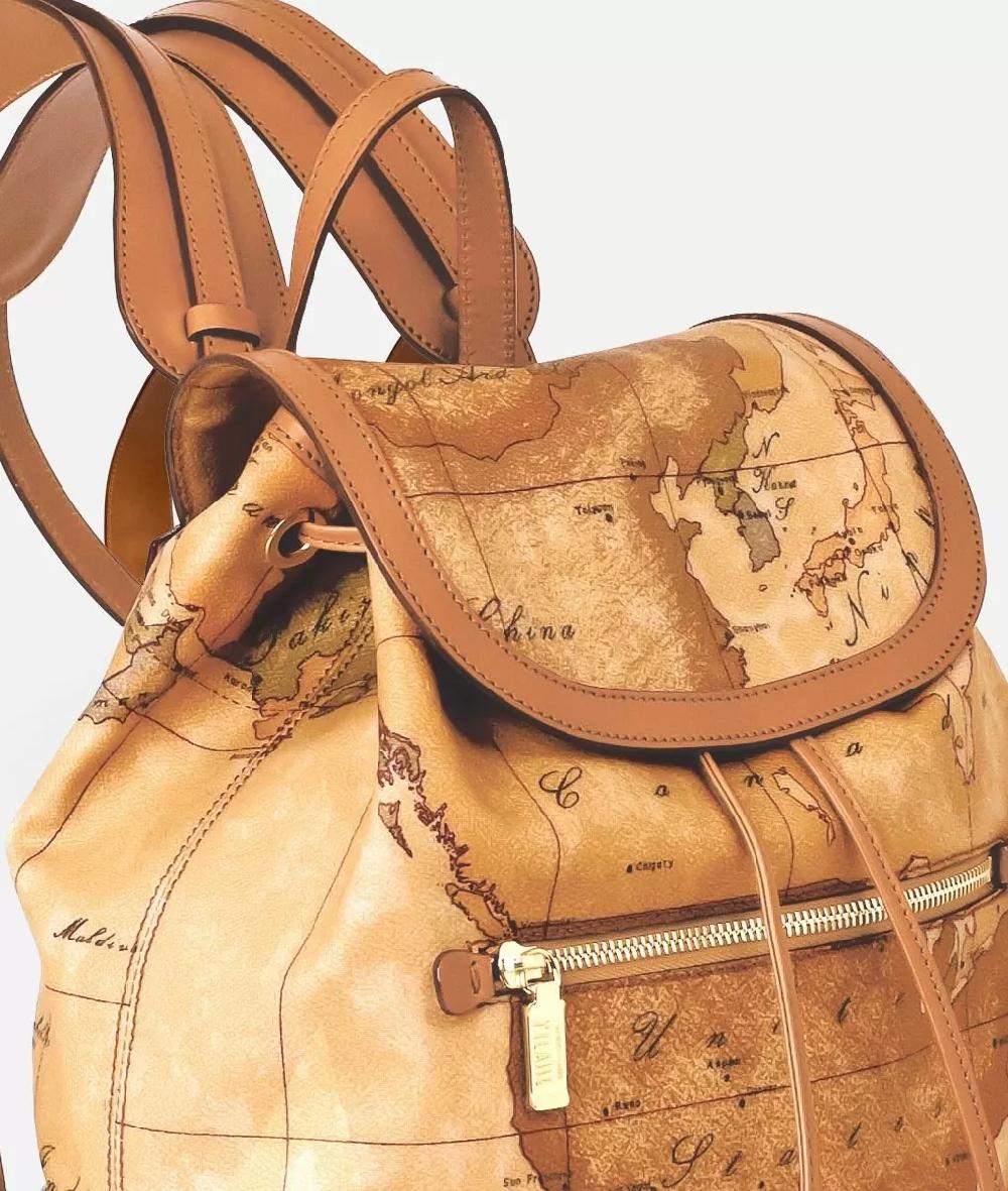 Alviero martini 1a classe Geo Classic Zaino con angoli in pelle Offerta