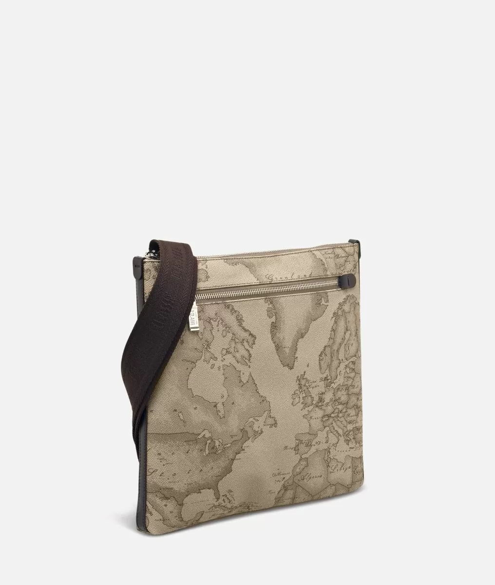 Alviero martini 1a classe Geo Tortora Bandoliera grande Outlet